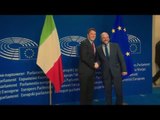 Bruxelles - Consiglio europeo: incontro di Renzi con Schulz (18.03.16)