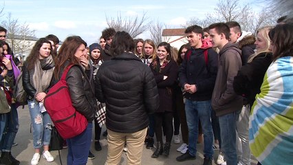 Le lycée de Bouaye bloqué