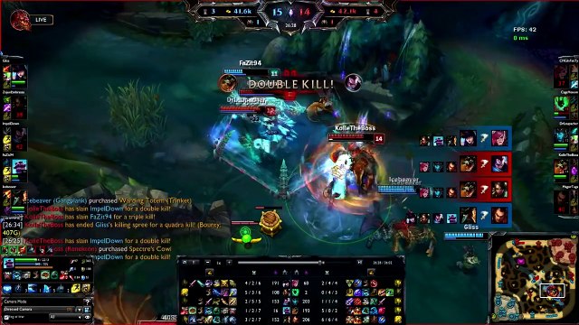 ® Top 5 Denied Pentakills August, 2015 (League of Legends)