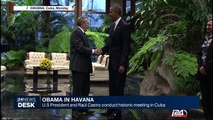 U.S. President and Raul Castro conduct historic meeting in Cuba