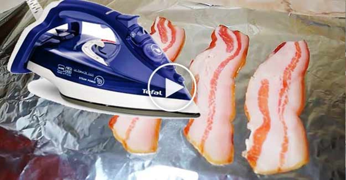 Ütüyle et pişirmek #ne olur #nasıl olur #ütü #et