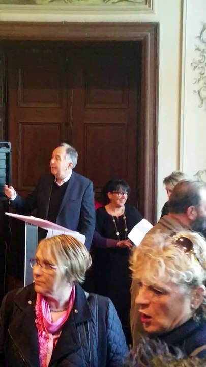 Céline PORQUET/ Voeux 2016 en mairie à Viviers