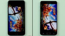 iPhone 6S Plus vs Galaxy Note 5 Speed Test (In Slow Motion)