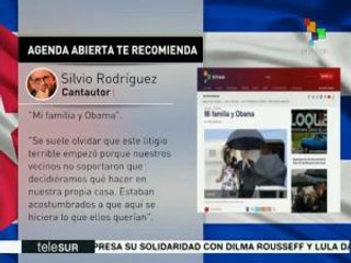 Silvio Rodríguez escribe artículo sobre la visita de Obama a Cuba