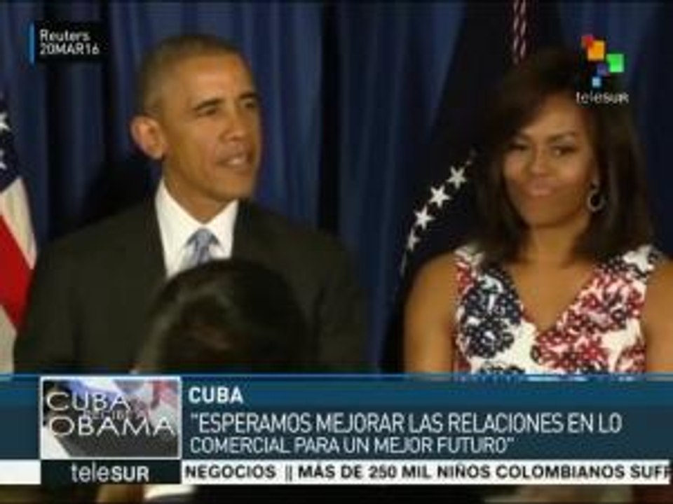 Obama: Mi visita a Cuba es histórica y oportunidad de estrechar lazos