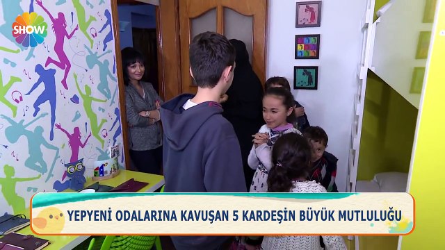 Yeni odalarına kavuşan kardeşlerin büyük mutluluğu