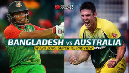 Bangladesh Vs Austrailia T20 World Cup 2016 Highlights