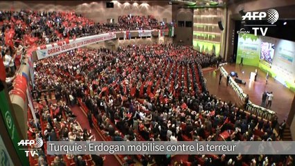 Turquie: Erdogan mobilise contre la terreur après les attentats