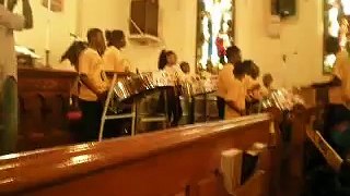 New Grace Christian School Steel Orchestra playin Lord You are Good