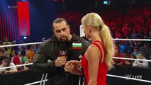 Dolph Ziggler and Lana confront Rusev and Summer Rae- Raw, July 6, 2015