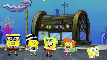 SquarePants SpongeBob Finger Family | Favorite song | Nursery Rhymes | Balloon