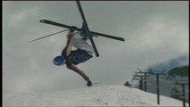 Big Air Skiing - aerial acrobatics on skis.
