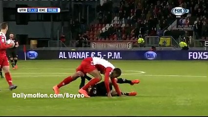 Rick Kruys Goal HD - Utrecht 0-1 Excelsior - 18-03-2016 -