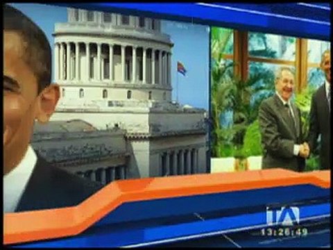 Barack Obama y Raúl Castro mantienen encuentro Bilateral