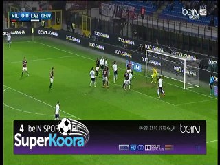 اهداف مباراة ( ميلان 1-1 لاتسيو ) الدوري الايطالي