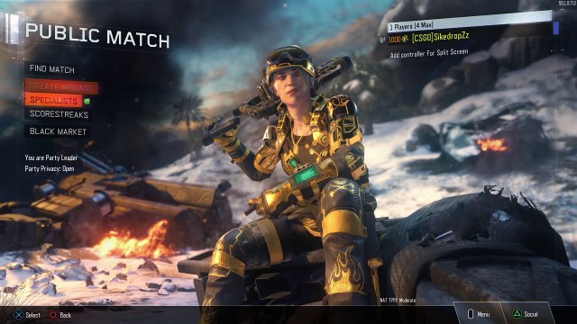 Call of Duty®: Black Ops III Prestige master account