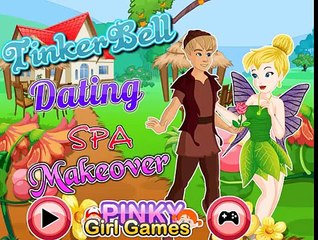Tinkerbell Dating Spa Makeover Game Video for Little Kids