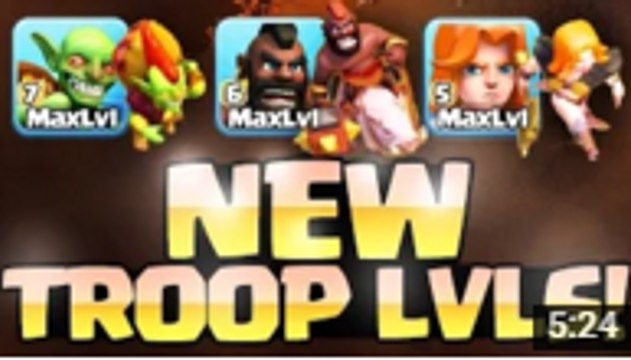 Clash of Clans UPDATE Sneak Peek! ♦ NEW Troop Levels! ♦ CoC ♦