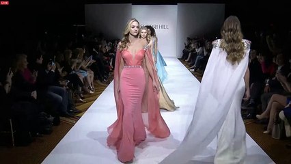 Pia Wurtzbach, Olivia Jordan & Mirjeta Shala @ SHERRI HILL FALL 2016 Show - New York Fashion Week