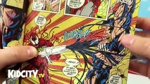 Spiderman vs Venom vs Carnage Superhero Battle Play - Doh Surprise Egg w/ Spiderman Toys - Clip 19