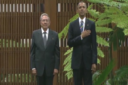 Barack Obama se reúne con Raúl Castro en La Habana