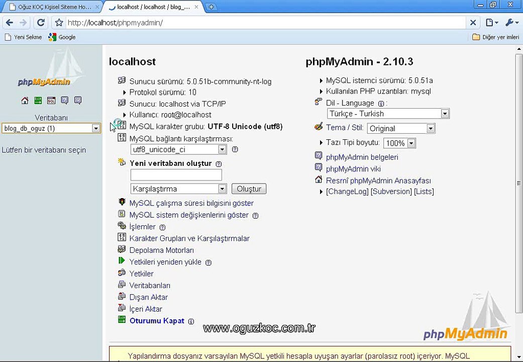 PHP Blog Kodlama 5 Görsel Ders