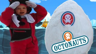 GIANT SNOW EGG - Octonauts toys surprise egg