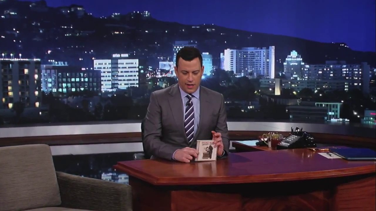 Bruno Mars - When I Was Your Man - Jimmy Kimmel Live - 2013