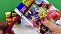 LADYBUG Gaston Mega Play Doh Surprise Egg | Barbie My Little Pony Littlest Pet Shop LEGO Toys
