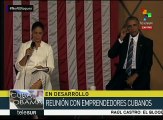 Se reúne Barack Obama en La Habana con emprendedores cubanos