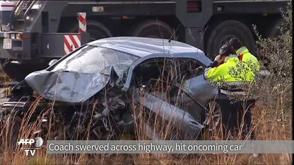 Descargar video: Seven Italians, two Germans among Spain coach crash dead