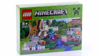 Lego Minecraft 21123 The Iron Golem Lego Speed Build Review