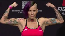 Bec Rawlings weighs in ahead of UFC Fight Night Brisbane