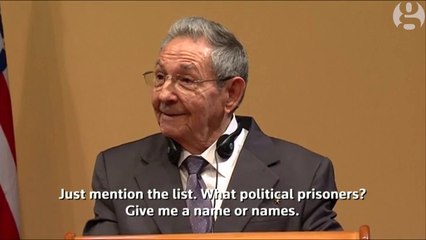 Raúl Castro defends Cuba's record on human rights during Obama visit