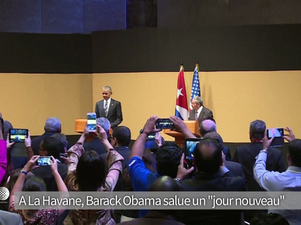 Au deuxième jour de sa visite à La Havane, Obama salue un "jour nouveau"