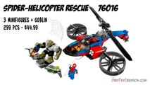 SpiderMan SPIDER-HELICOPTER Rescue 76016 Lego Marvel Super Heroes Animated Building Review