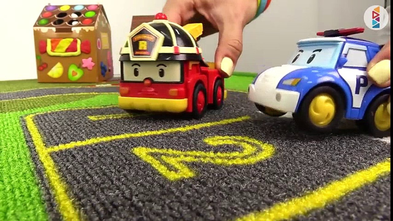 Robocar Poli et le SUV en panne. Vidéo éducative pour les enfants  Robocar Poli Dessin Animé
