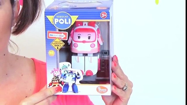 (JOUET) Robocar Poly Ambre - Ouaps - Démo Jouets Robocar Poli Dessin Animé