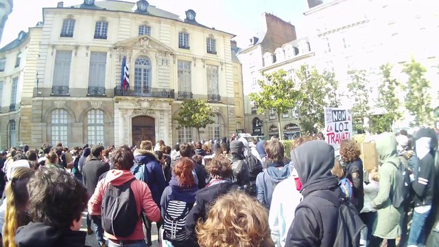 Rennes 17.03.16 Manifestation contre la loi travail