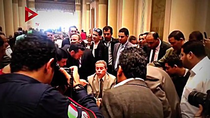 توفيق عكاشة بعد الضرب بالجزمة