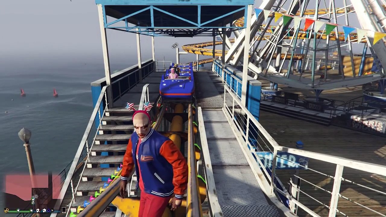 GTA5 핑맨을 잡아라!! 개인방송 방해하기!! [멋사]