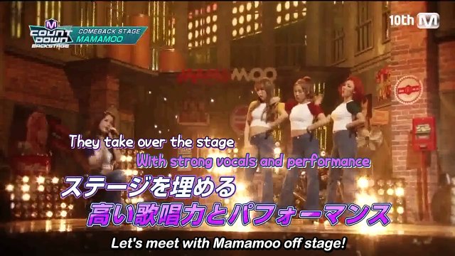 [ENG SUB] 160313 Mamamoo - MNet Japan Backstage
