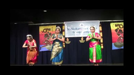 SRI BALAJI TEMPLE, AURORA: MASTER HARI OM: KUCHIPUDI NRITHYA VIBHAVARI: "MUJJAGAMMULANELU"