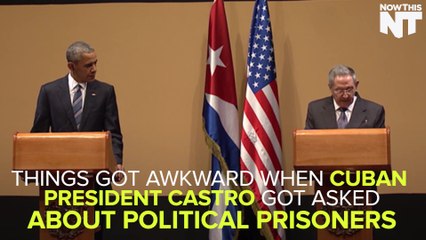Things Got Awkward When Raul Castro Was Asked About Political Prisoners