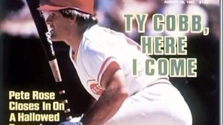 Pete Rose. sept 11 1985 broke Ty Cobb's Record. 25 years ago. the hits leader