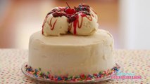 Banana Split Ice Cream Cake (No Machine Homemade Ice Cream) - Gemma's Bigger Bolder Baking Ep 79