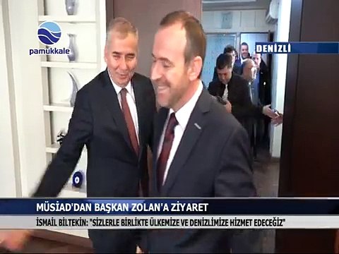 (MÜSİAD) DENİZLİ ŞUBESİ, DENİZLİ BÜYÜKŞEHİR BELEDİYE BAŞKANI OSMAN ZOLAN'I ZİYARET ETTİ.