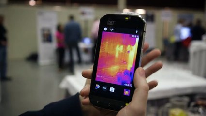 The first smartphone with a built in thermal camera
