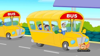 Down at the Bus Stop - Nursery Rhyme with Lyrics & Sing Along