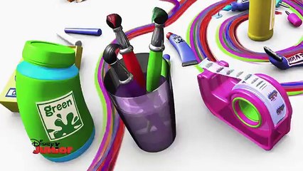 Art Attack - Technique du déguisement de méchant - Disney Junior - VF